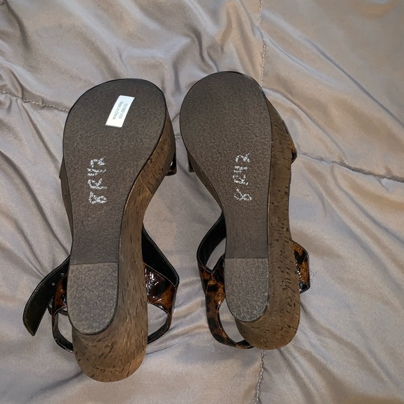 Steve Madden animal print wedge - Picture 6 of 7